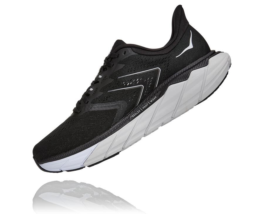 Zapatillas Running Hoka One One Hombre - Arahi 5 - Negras/Blancas - TNP937640